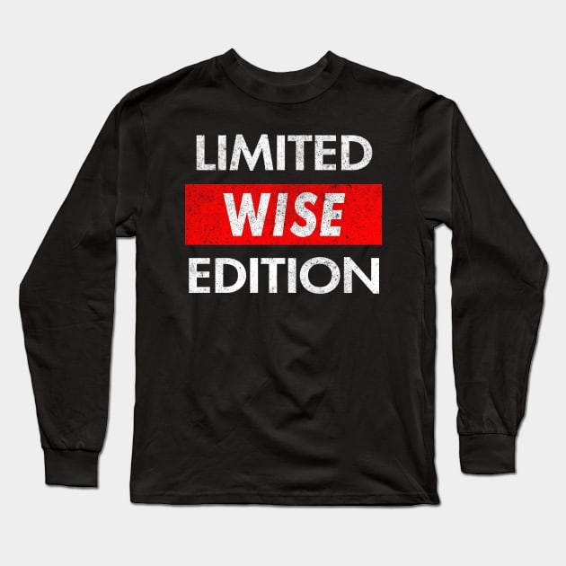 Wise Long Sleeve T-Shirt by Guitar Hero-Typography 